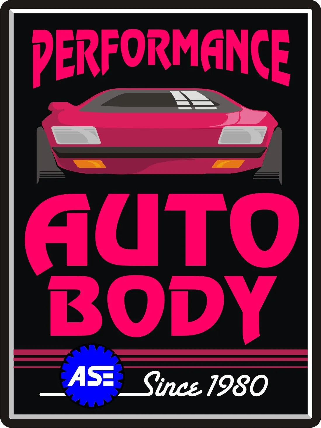 Performance Auto Body Logo